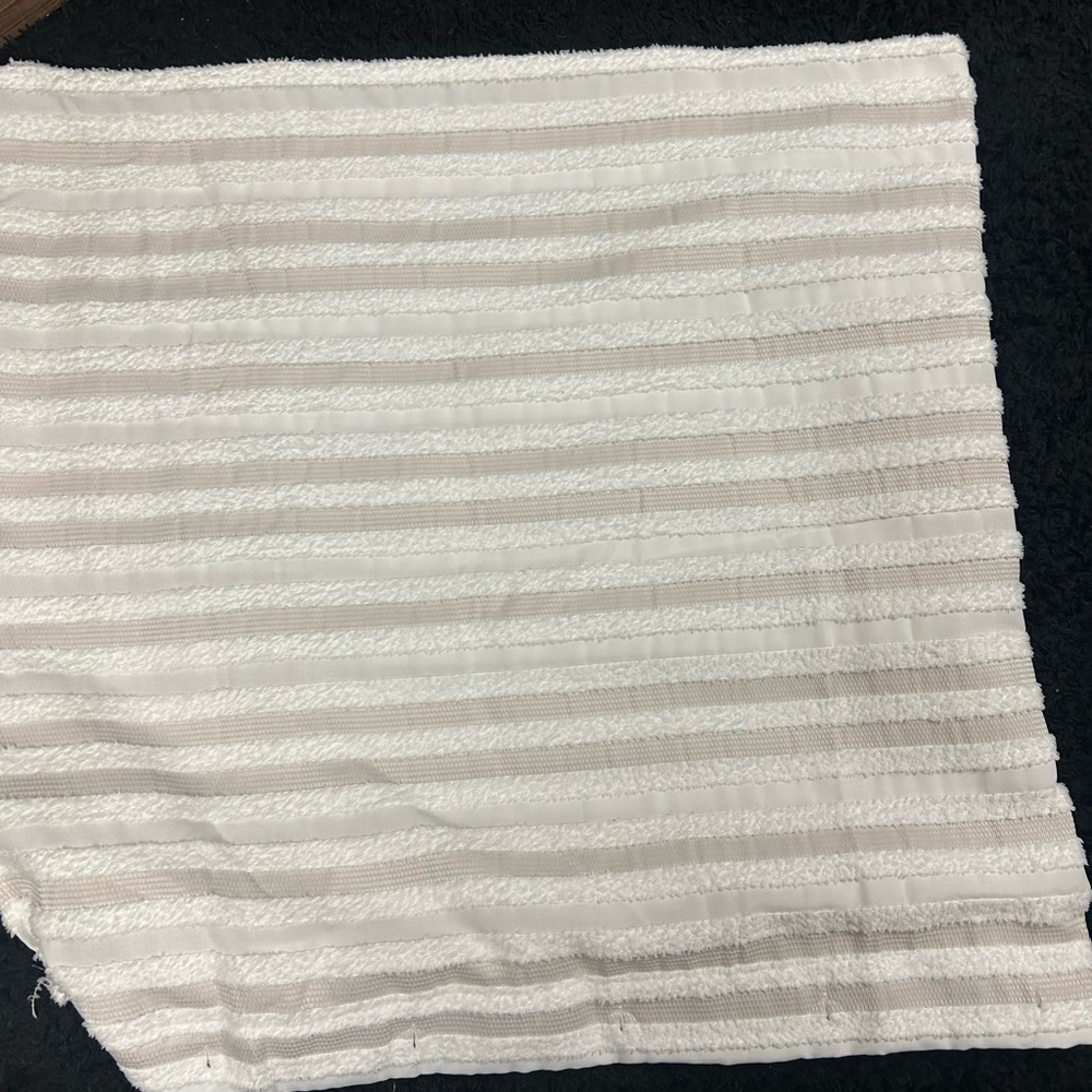 Rachel Zoe Cream and White shower curtain